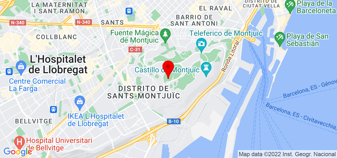 DEVEGA - Cataluña - Barcelona - Mapa