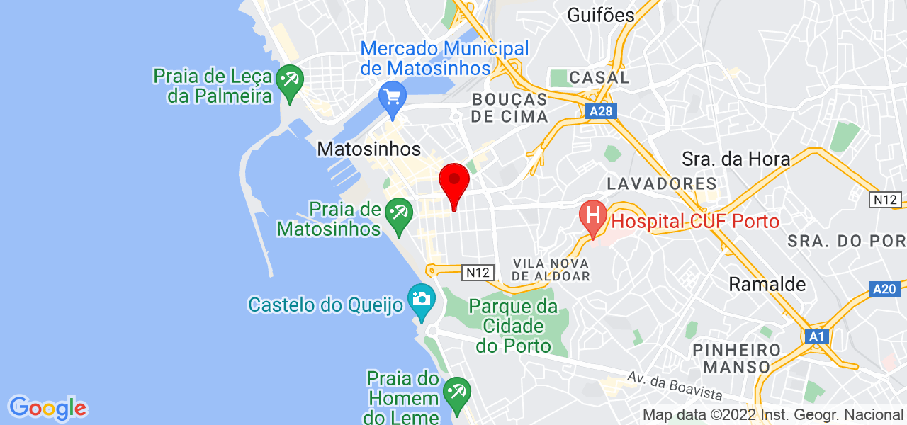 Cec&iacute;lia Magnoni - Porto - Matosinhos - Mapa