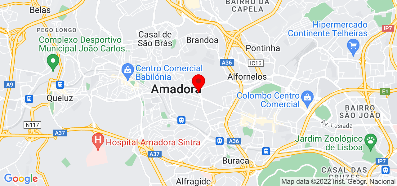 Gabriel B. - Lisboa - Amadora - Mapa