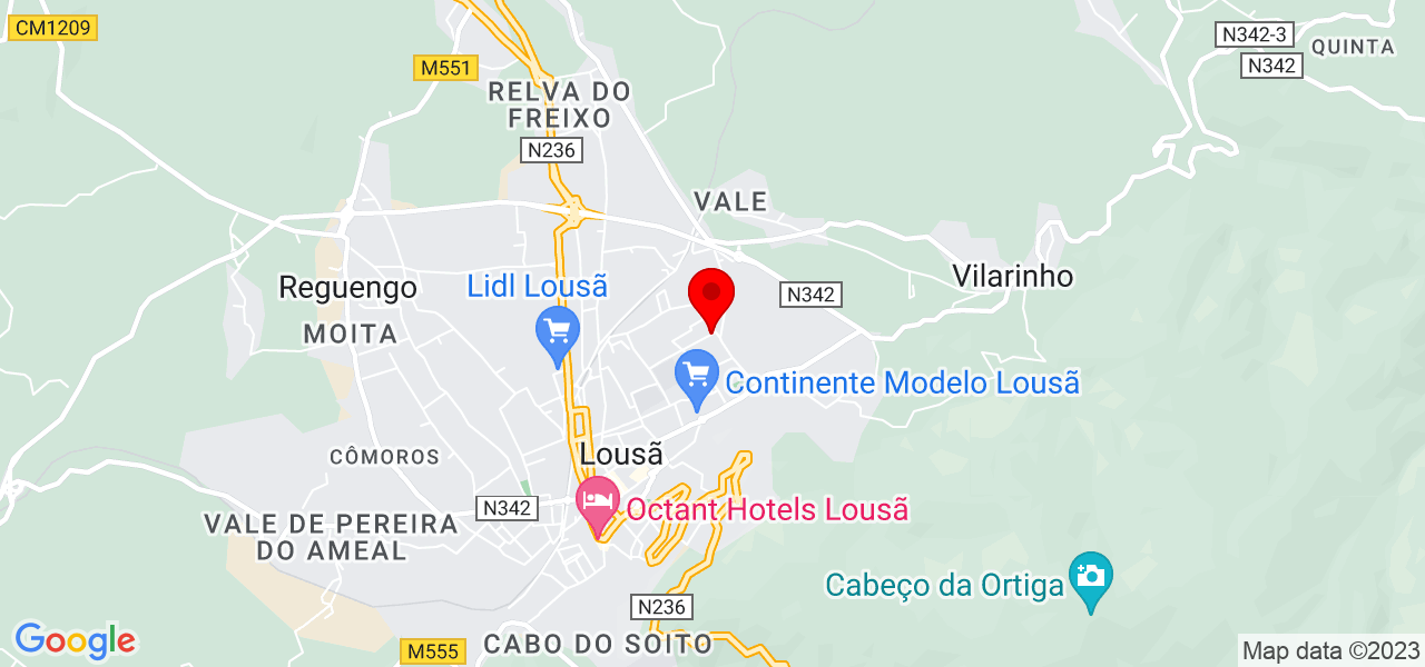 Mayra Henriques - Coimbra - Lousã - Mapa