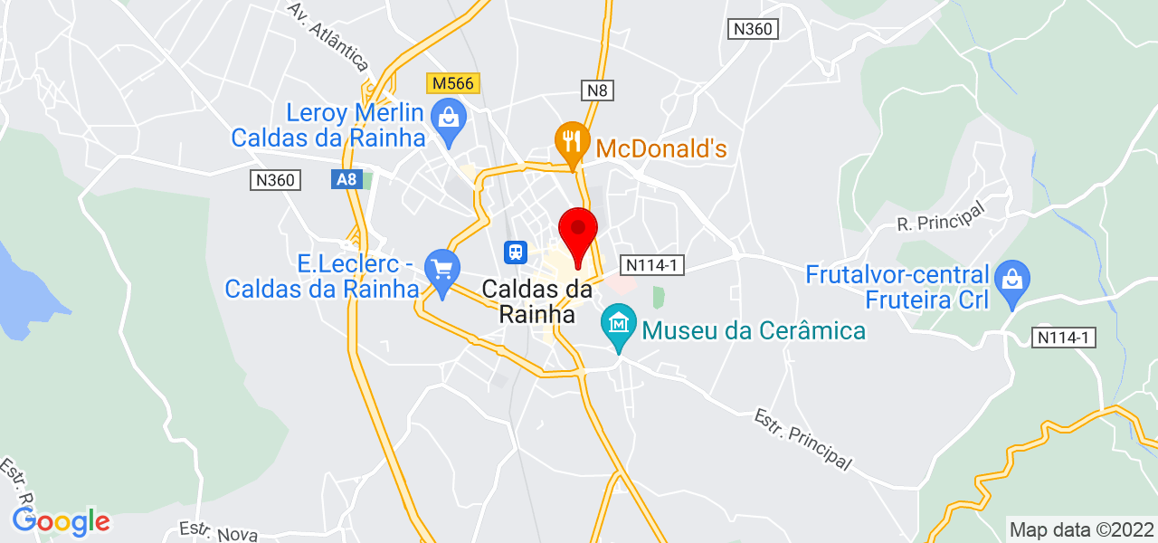 Ivete Quintela Real State - Leiria - Caldas da Rainha - Mapa