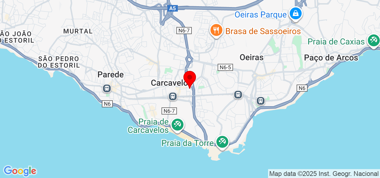 Pedro Fraga - Lisboa - Cascais - Karte