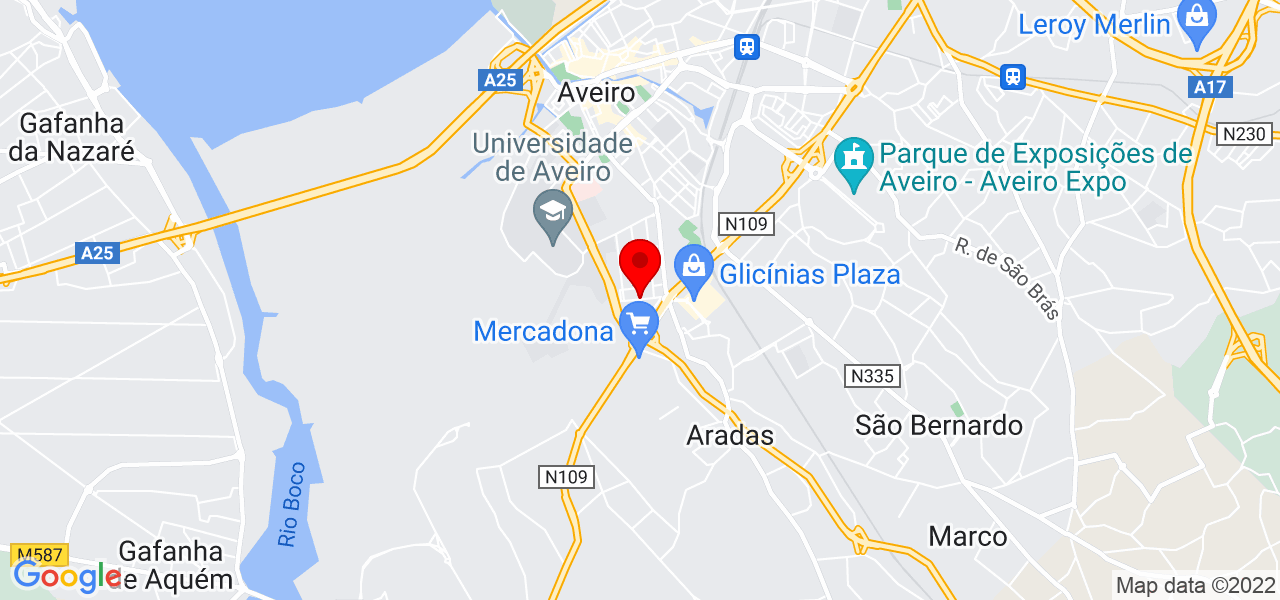 Wilson Santos - Aveiro - Aveiro - Mapa