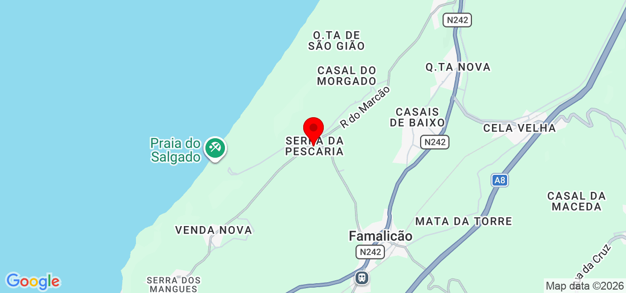 Ricardo Pintor - Leiria - Nazaré - Map