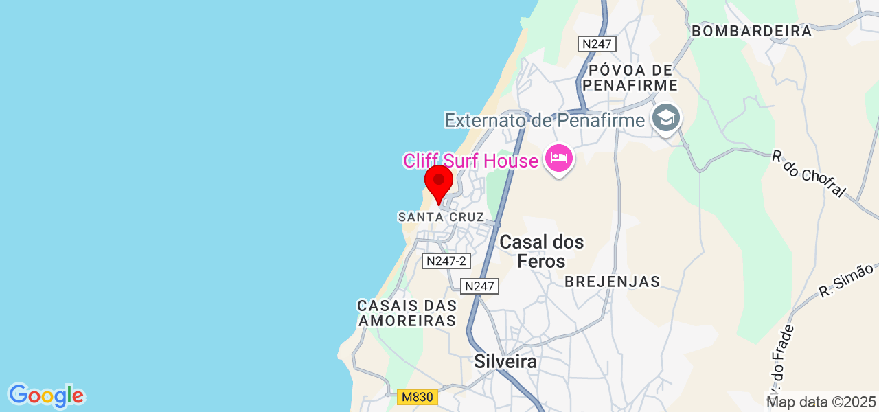 Lina Ferreira - Lisboa - Torres Vedras - Map