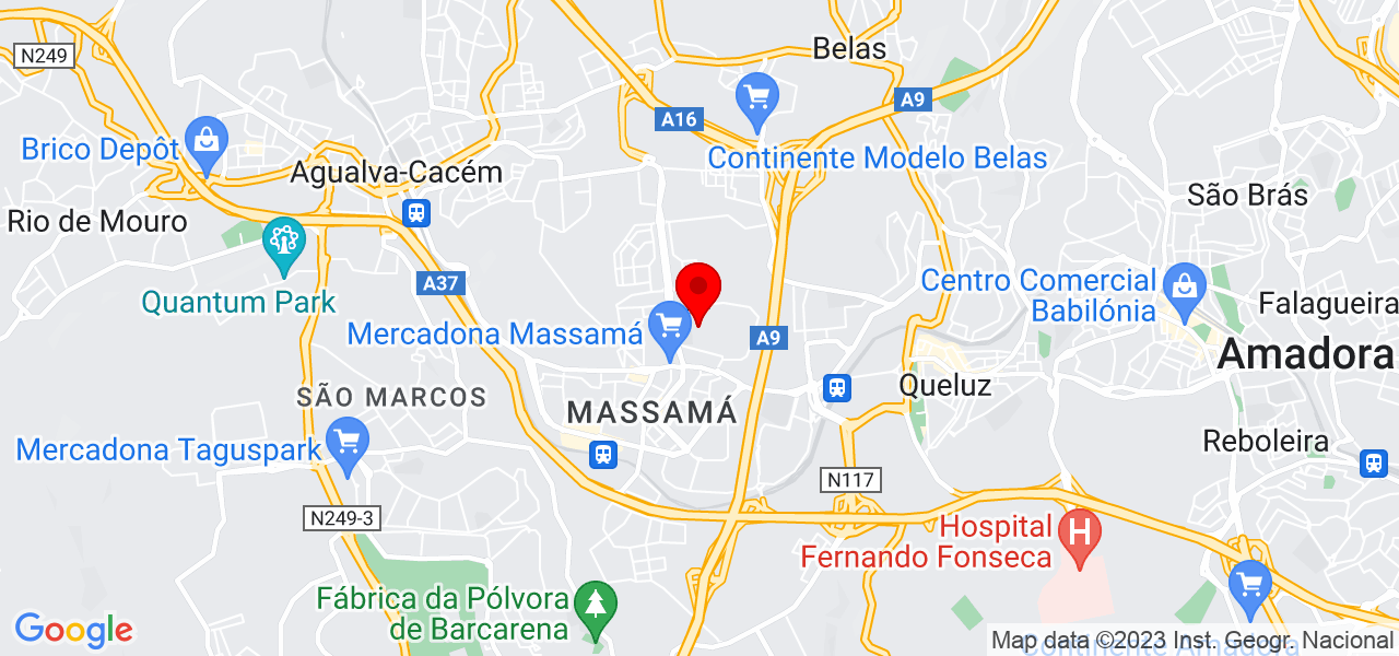 F&aacute;tima Guimar&atilde;es - Lisboa - Sintra - Mapa