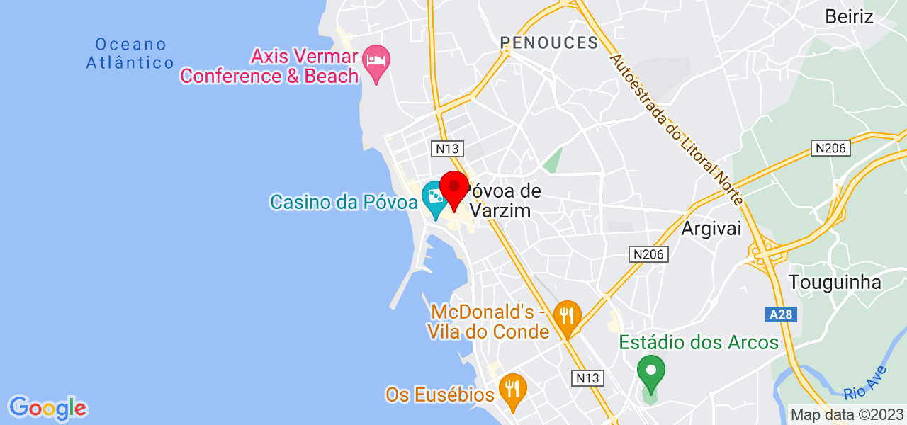 Emanuel - Porto - Póvoa de Varzim - Mapa