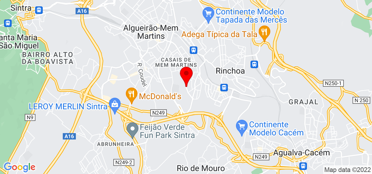 Leo Pkp - Lisboa - Sintra - Mapa