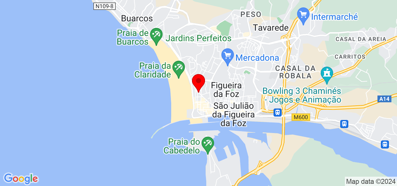 Maria S&ocirc;nia da Silva paixao - Coimbra - Figueira da Foz - Mapa