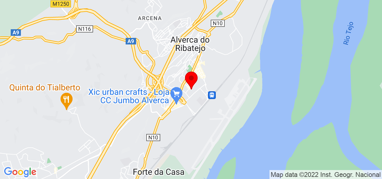 Sandra Manuel - Lisboa - Vila Franca de Xira - Mapa