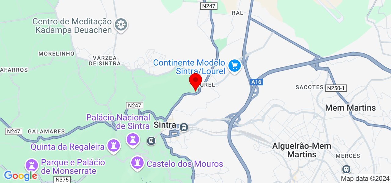 Dôra Miranda - Lisboa - Sintra - Mapa