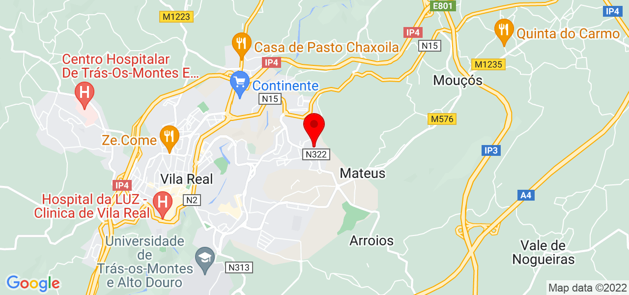 Edgar - Vila Real - Vila Real - Mapa