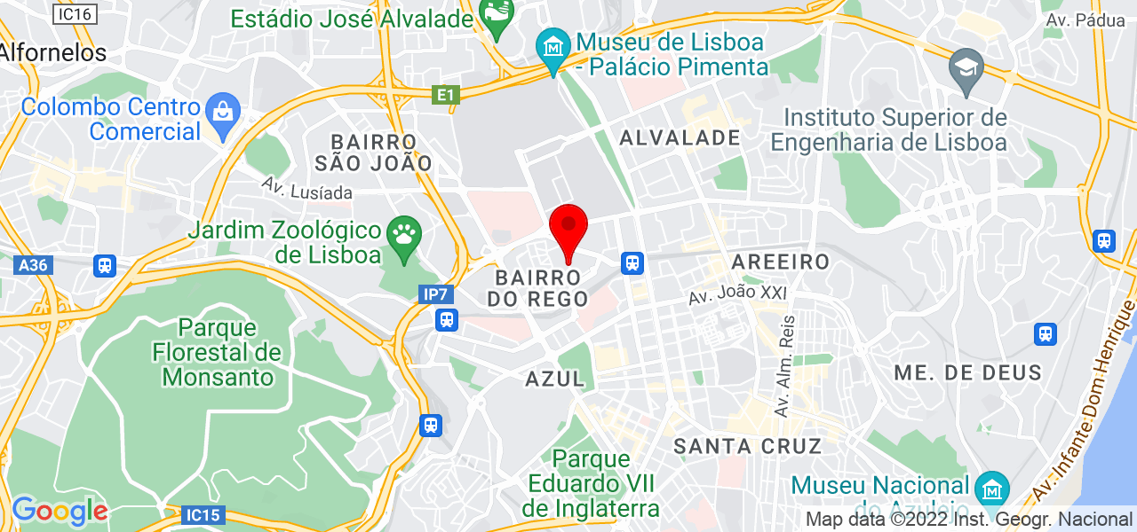 Alberto Achega Leit&atilde;o - Lisboa - Lisboa - Mapa