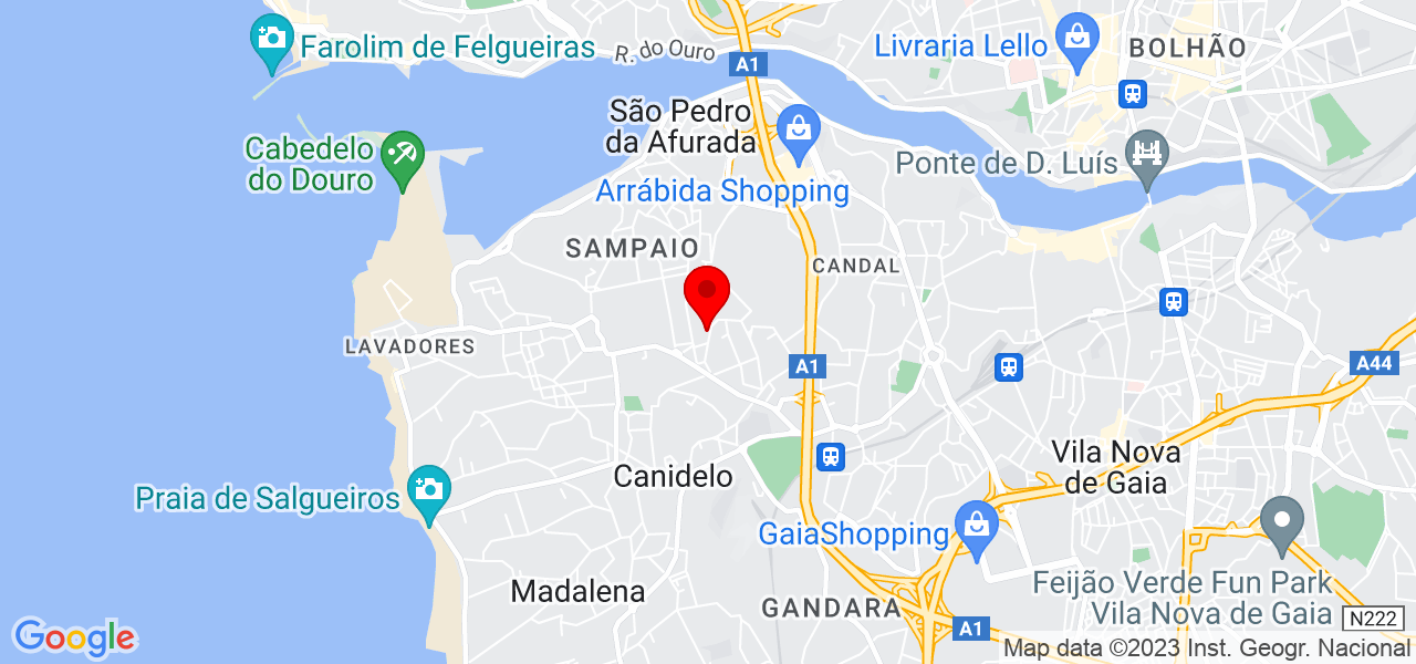 Matheus Santos - Porto - Vila Nova de Gaia - Mapa