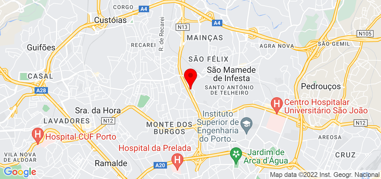 Eduarda Moura - Porto - Matosinhos - Mapa