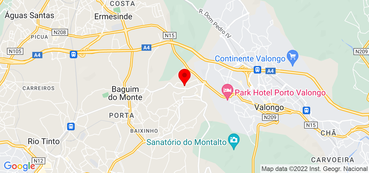 Pedro & Susana Consultoria - Engenharia, Construção e Imobiliário, Lda - Porto - Gondomar - Mapa