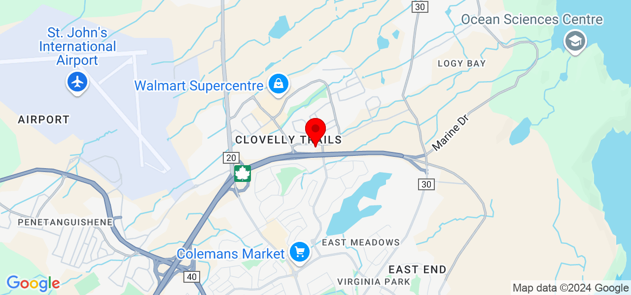 IT Agency - Newfoundland & Labrador / Terre-Neuve-et-Labrador - Conception Bay - St. Johns - Map