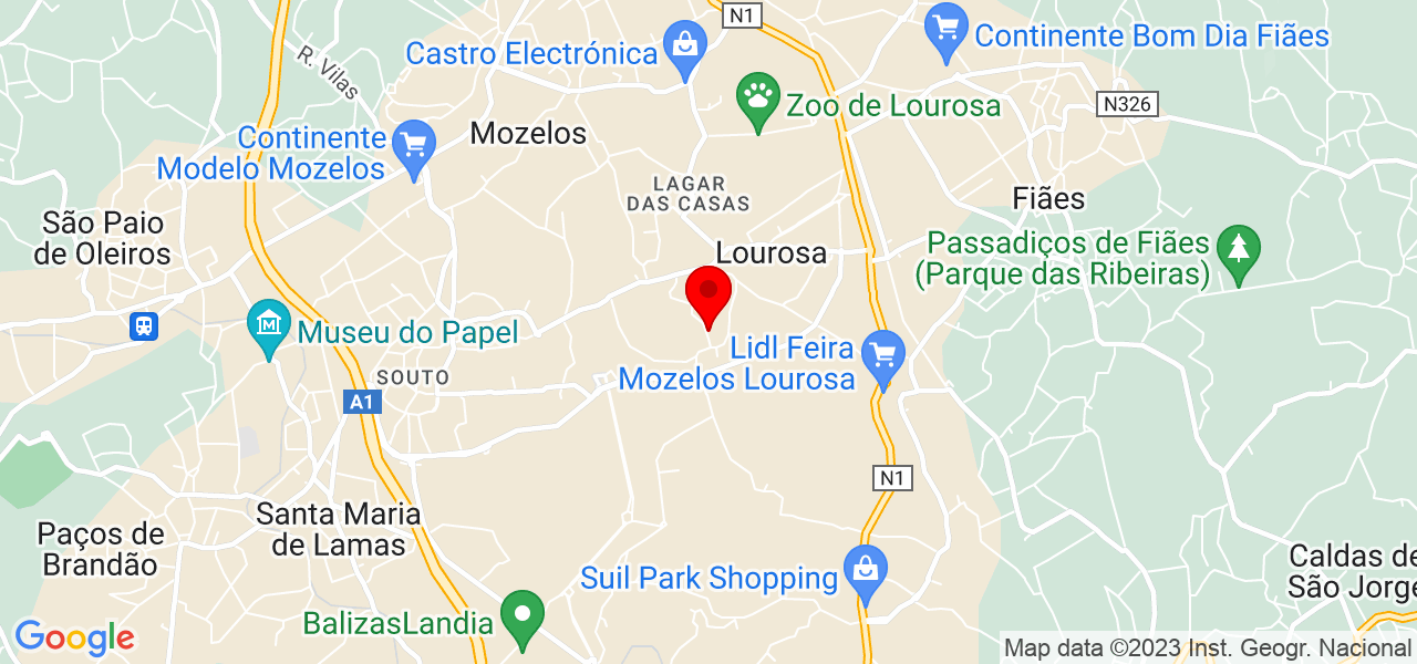 Leandro Santos - Aveiro - Santa Maria da Feira - Mapa