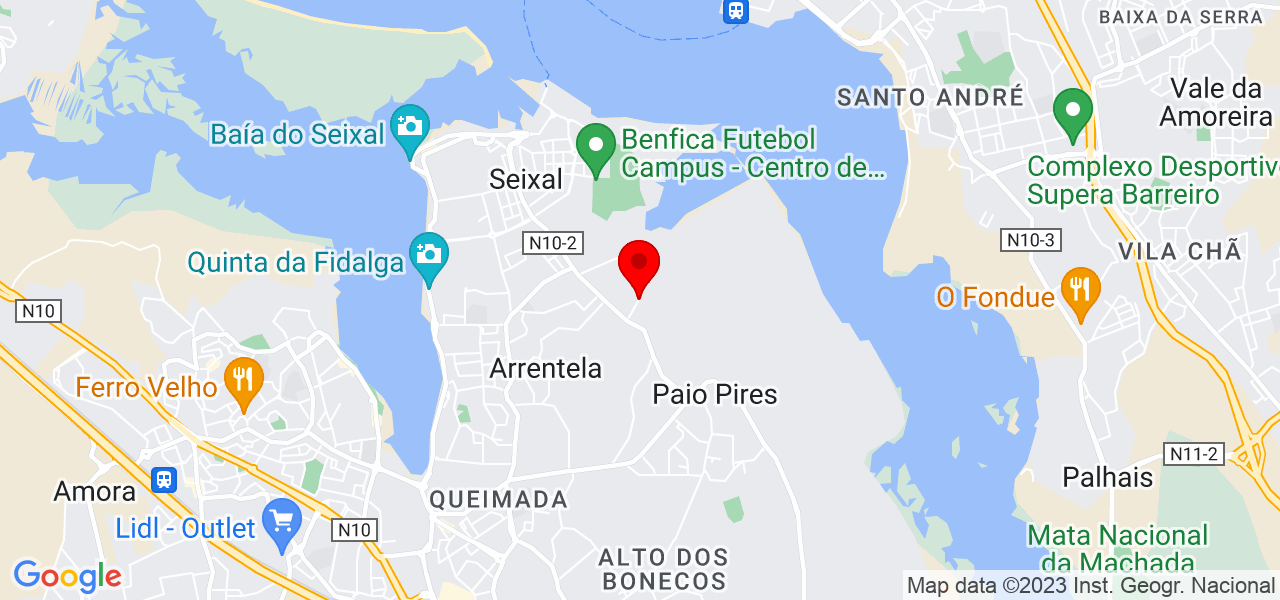 JMM Carpintaria - Setúbal - Seixal - Mapa
