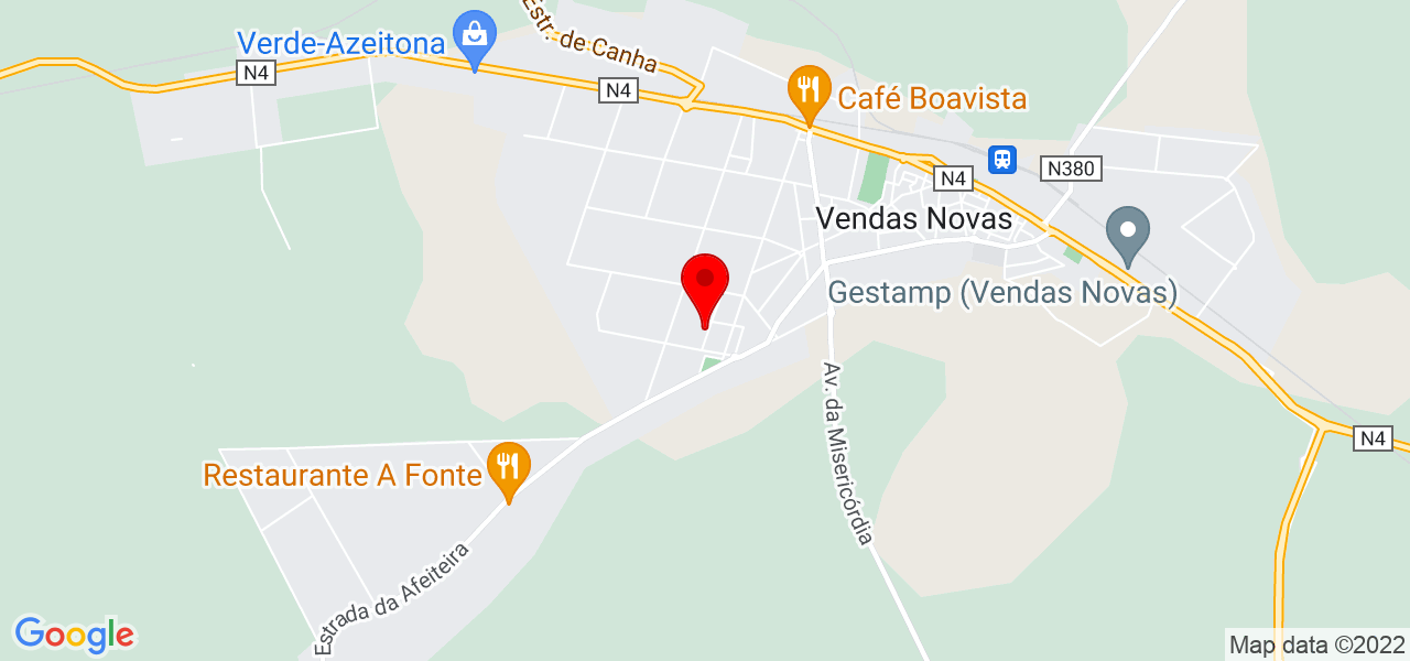 Sara Costa - Évora - Vendas Novas - Mapa