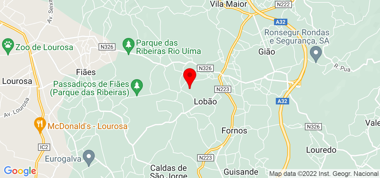 Marcos - Aveiro - Santa Maria da Feira - Mapa