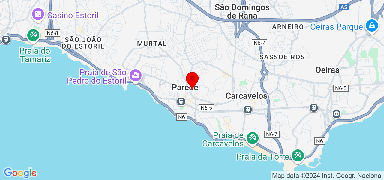 Caetana - Lisboa - Cascais - Map