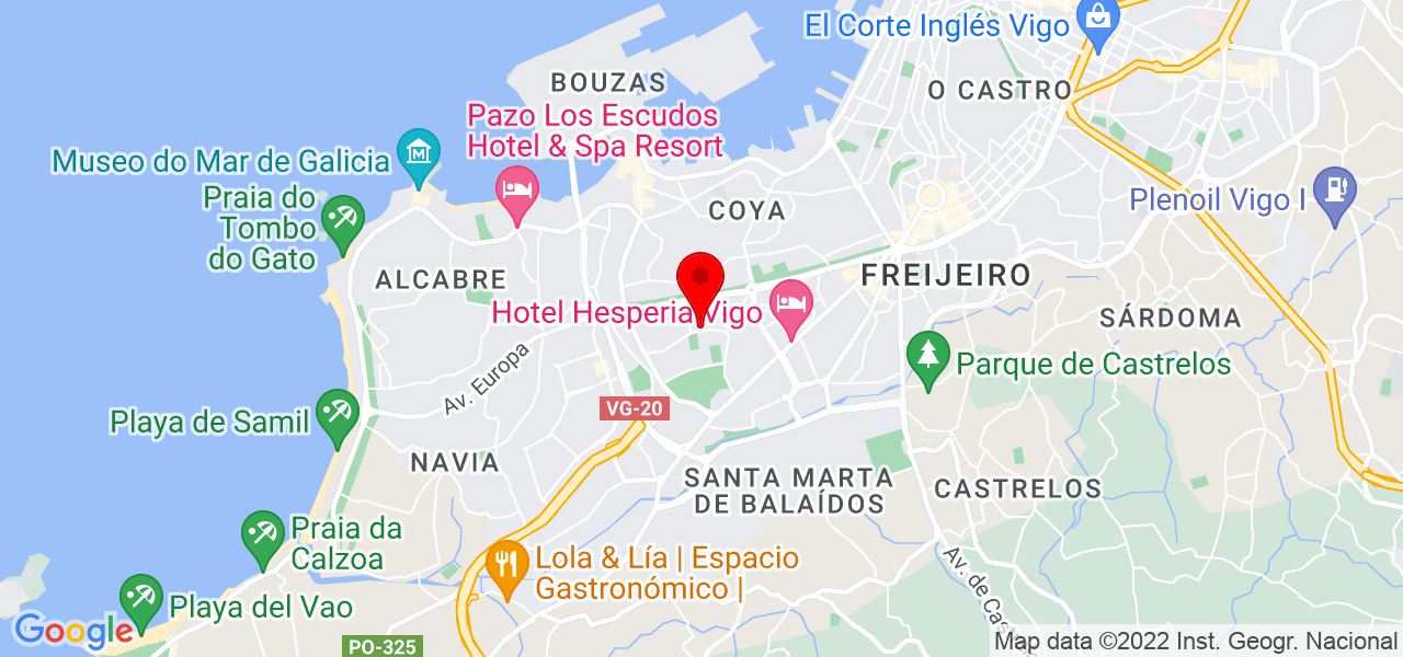 Iv&aacute;n Bazarra - Galicia - Vigo - Mapa