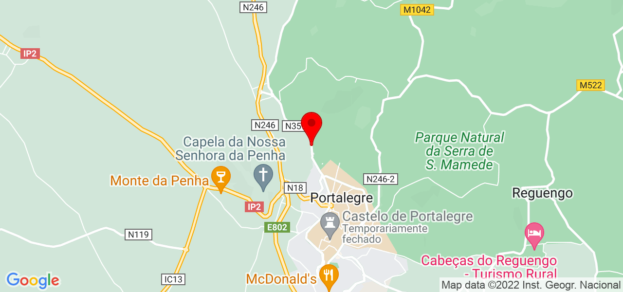 Chaima - Portalegre - Portalegre - Mapa