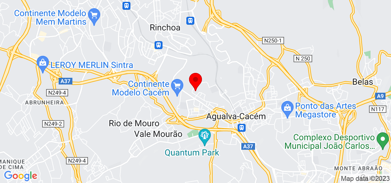 Sousa - Lisboa - Sintra - Mapa