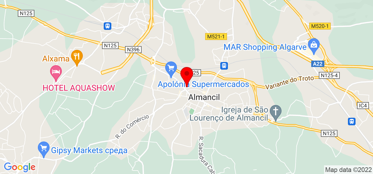 Jazz in Algarve - Faro - Loulé - Mapa