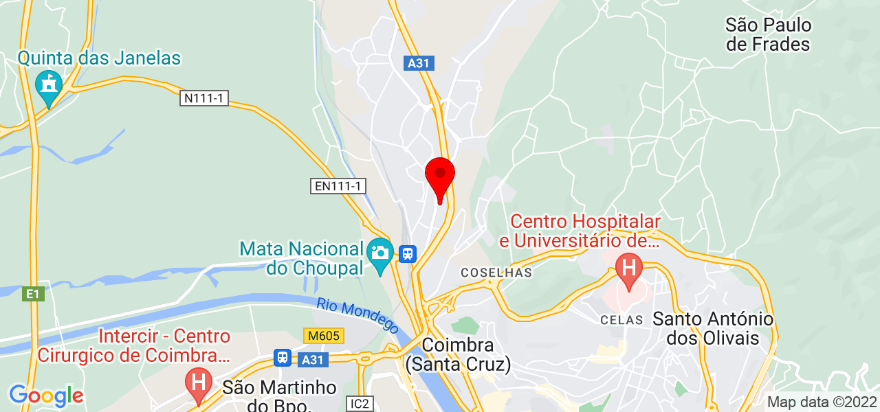 André Brás - Coimbra - Coimbra - Carte