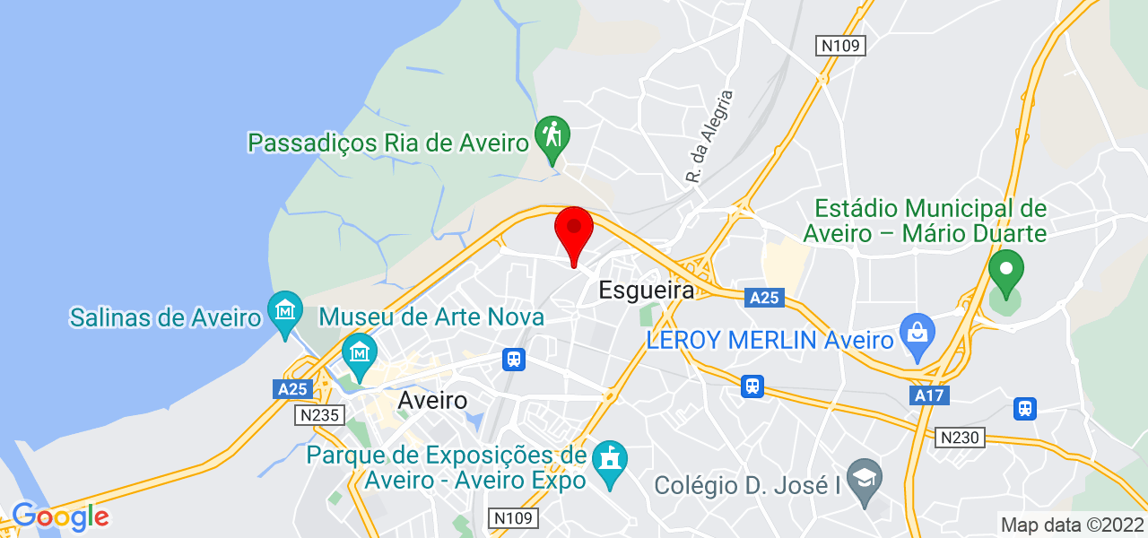 Jaime Guimar&atilde;es - Aveiro - Aveiro - Mapa