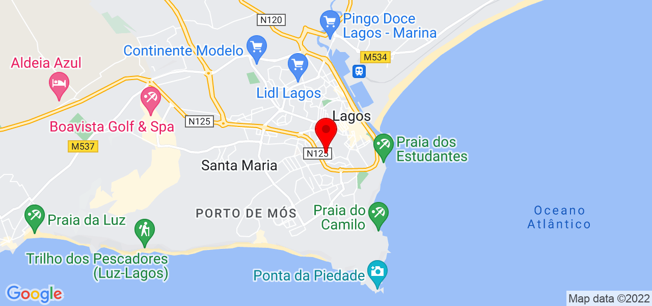 Mirell Chic - Faro - Lagos - Mapa