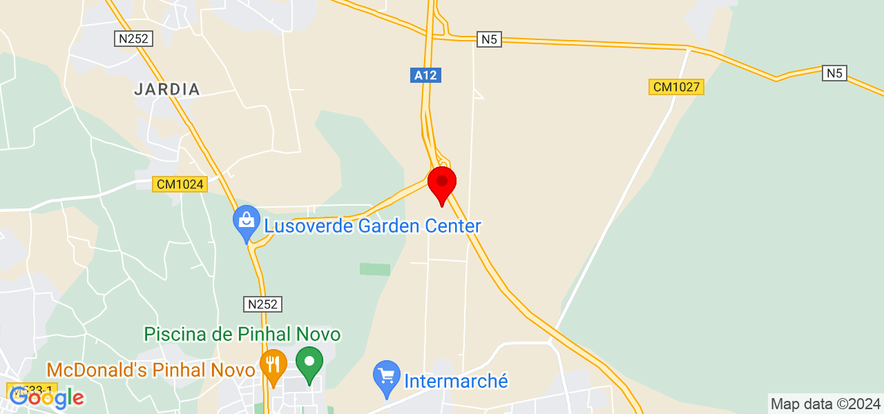 Tiago Fonseca - Setúbal - Palmela - Mapa
