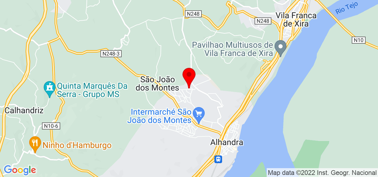 Douglas Basaglia - Lisboa - Vila Franca de Xira - Mapa