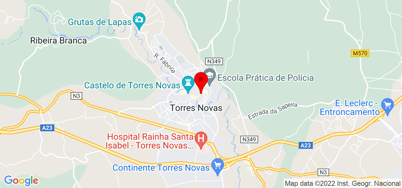 Cláudio Da Silva - Santarém - Torres Novas - Mapa