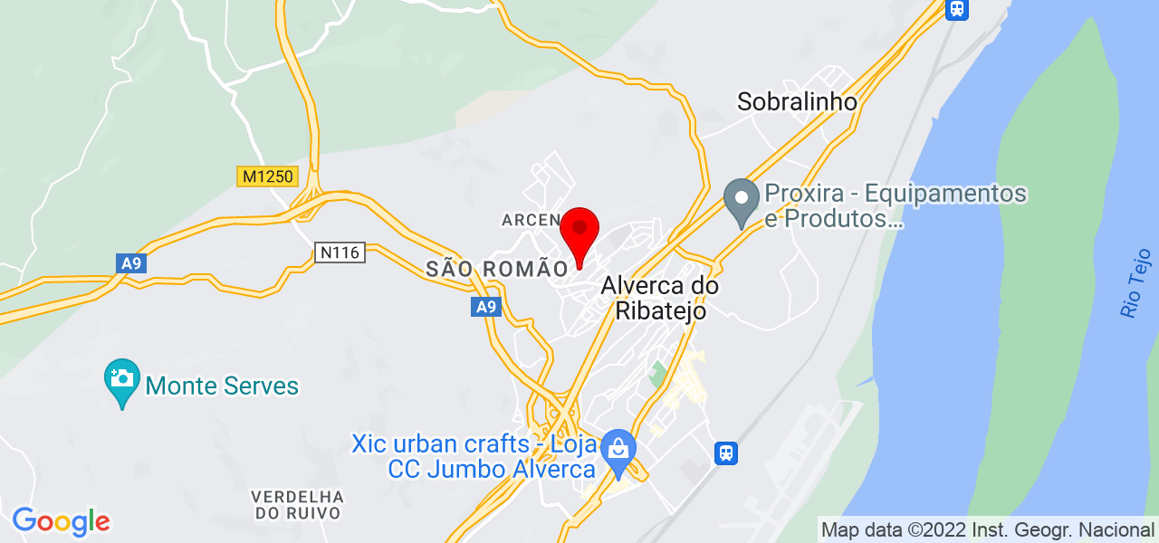 Humberto Rodrigues - Lisboa - Vila Franca de Xira - Mapa