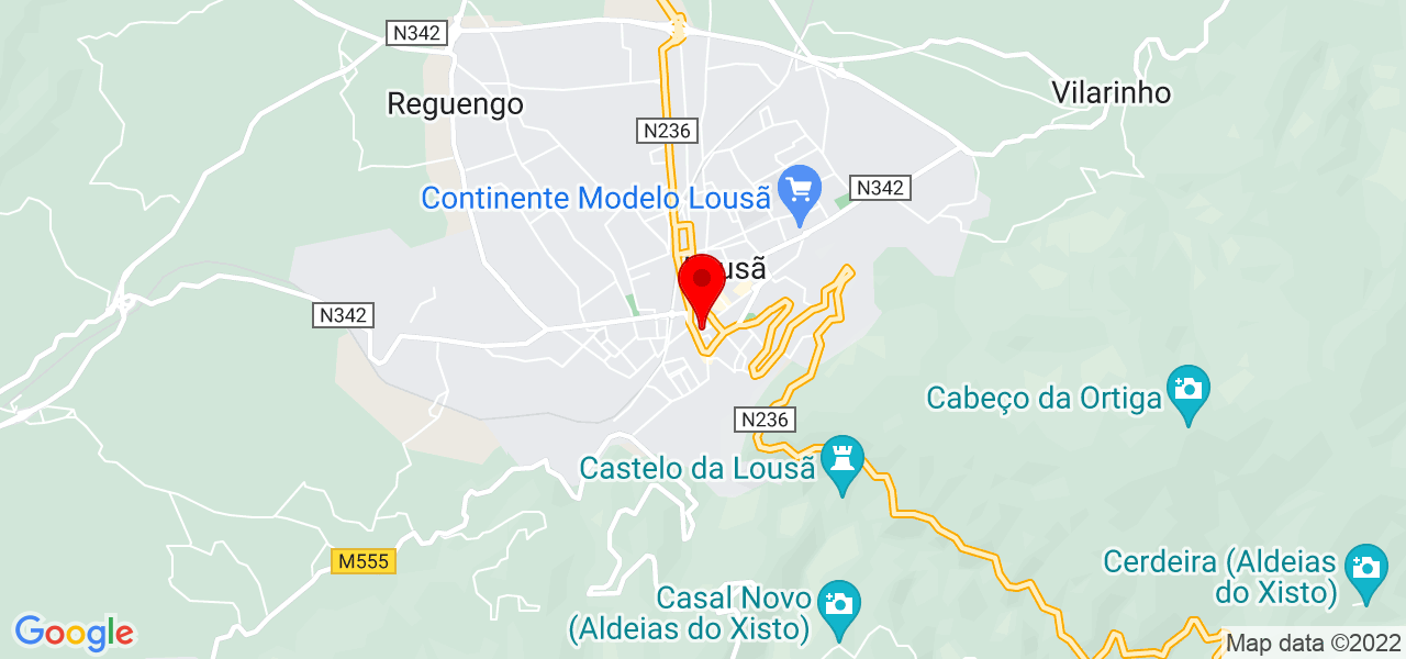 Juliana - Coimbra - Lousã - Mapa