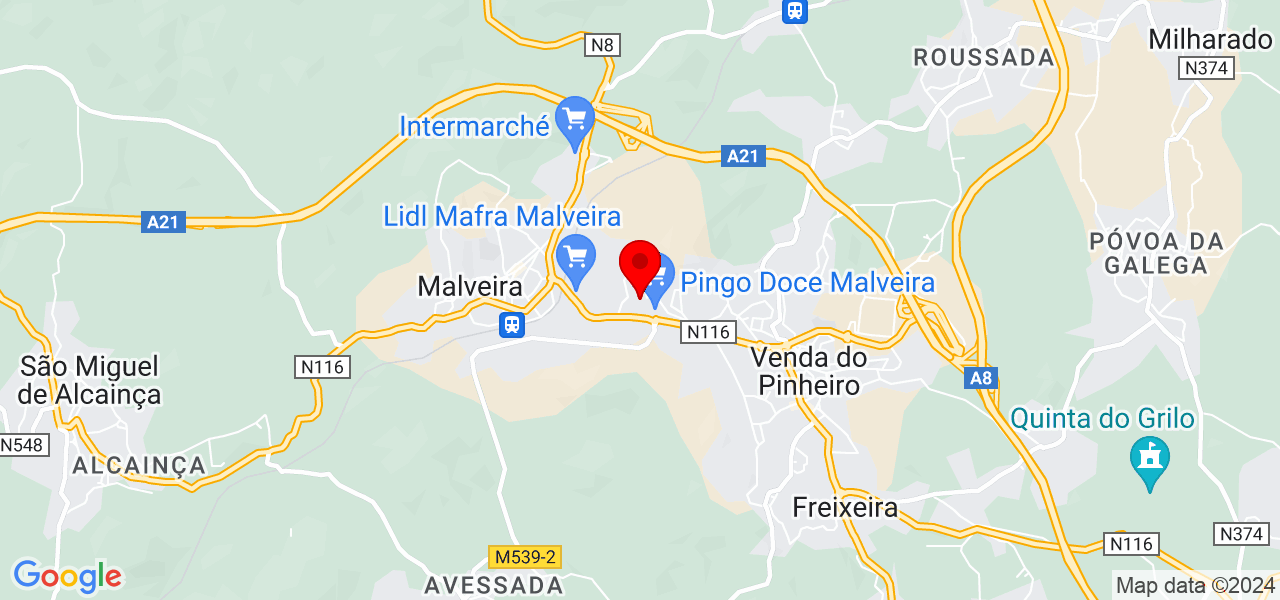 Cleaning Army - Lisboa - Mafra - Mapa