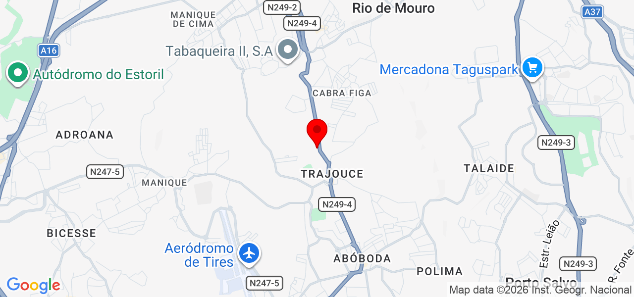 Thiago lima - Lisboa - Cascais - Mapa