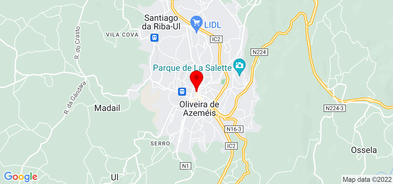 Carlos - Aveiro - Oliveira de Azeméis - Mapa