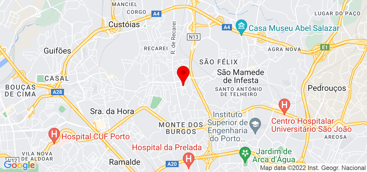 Filipa Teixeira - Porto - Matosinhos - Mapa