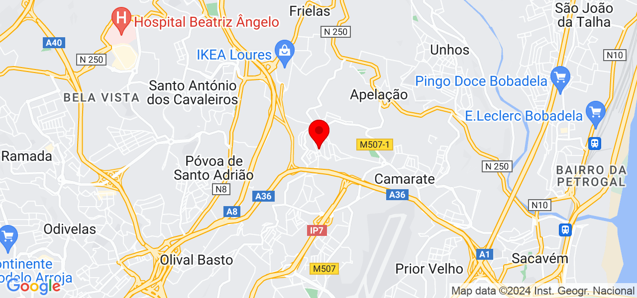 Thales Silva - Lisboa - Loures - Mapa