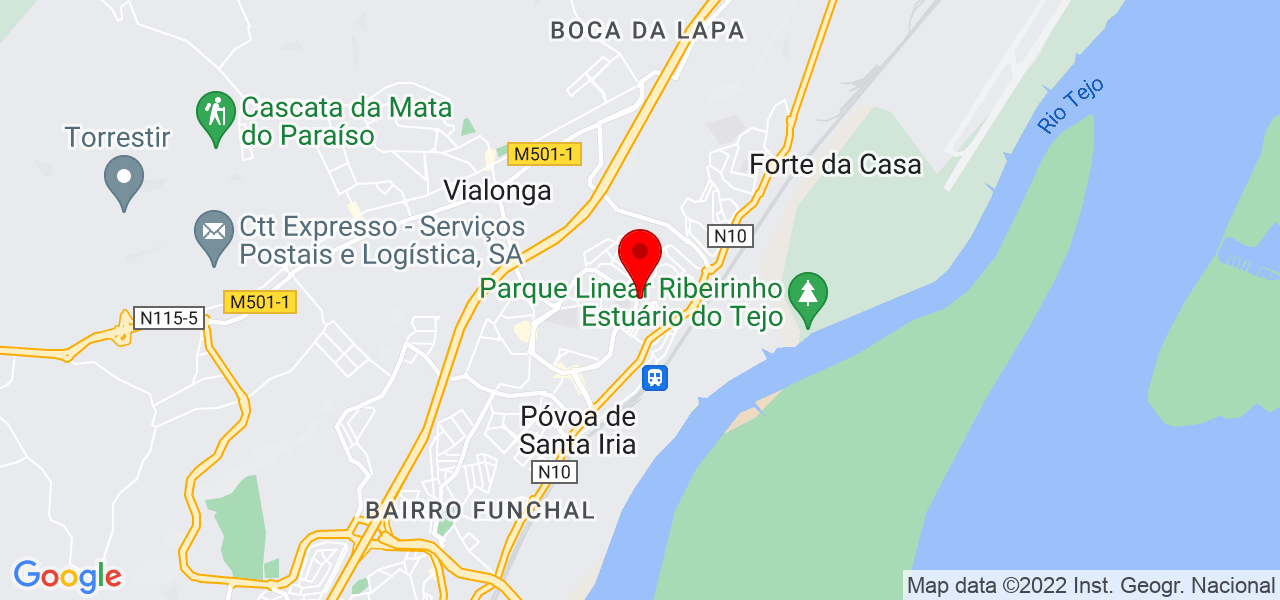 Fernando Trindade - Lisboa - Vila Franca de Xira - Mapa