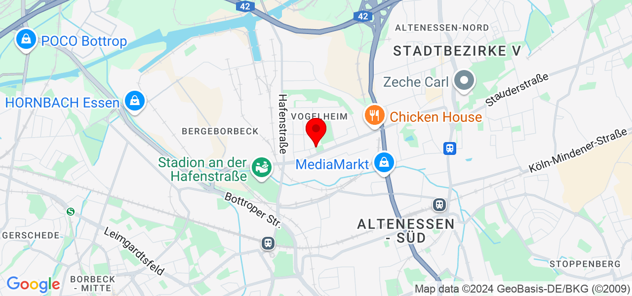 Hermann - Nordrhein-Westfalen - Essen - Karte