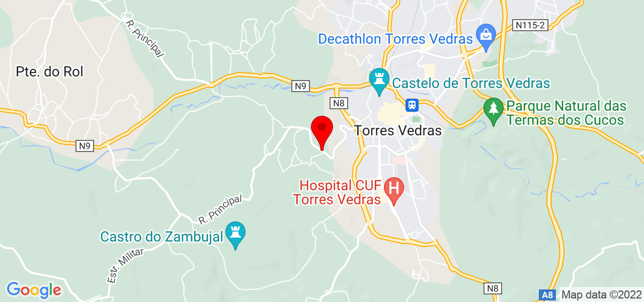 M3GEST - Lisboa - Torres Vedras - Mapa