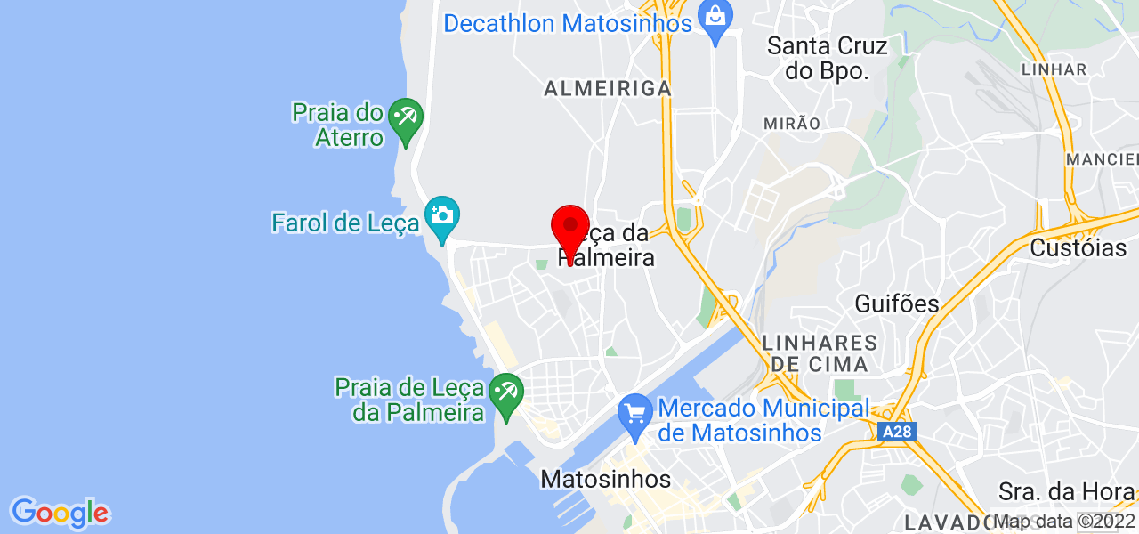 Evelyne Praxl - Porto - Matosinhos - Mapa
