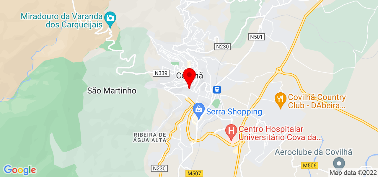 Meireles Resolve - Castelo Branco - Covilhã - Mapa