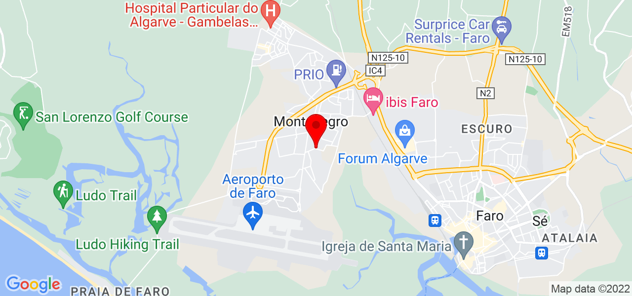 Ant&oacute;nio - Faro - Faro - Mapa