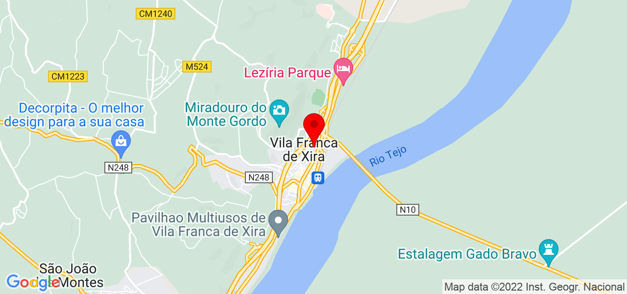 Alessandra Siqueira - Lisboa - Vila Franca de Xira - Mapa